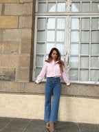 Embroidered Blouse Baby Pink Apolline