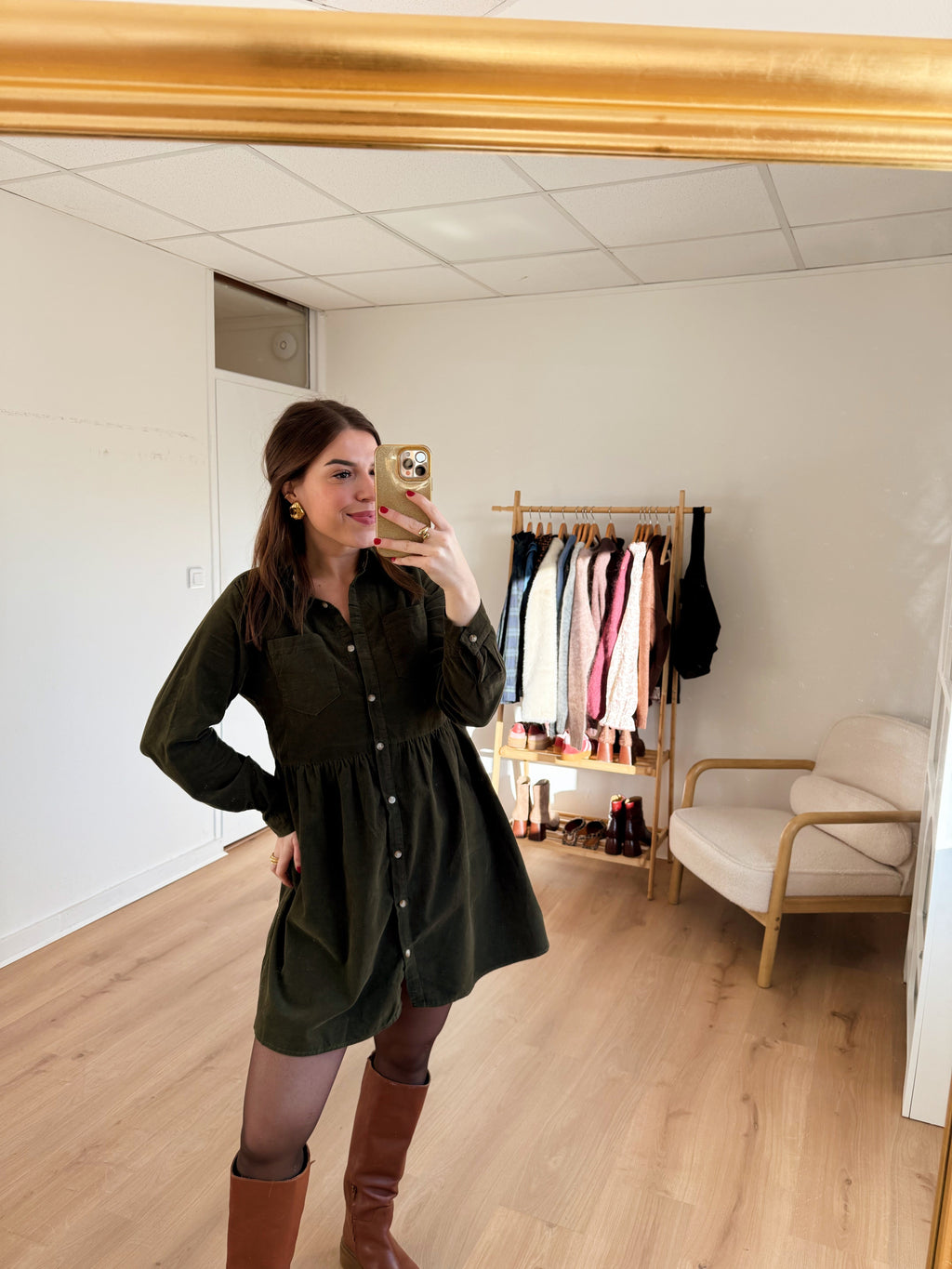 Victoria Dress Khaki