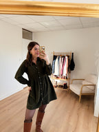 Victoria Dress Khaki