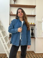 Chaqueta vaquera celeste