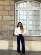 Blusa Angèle Crudo Bordada