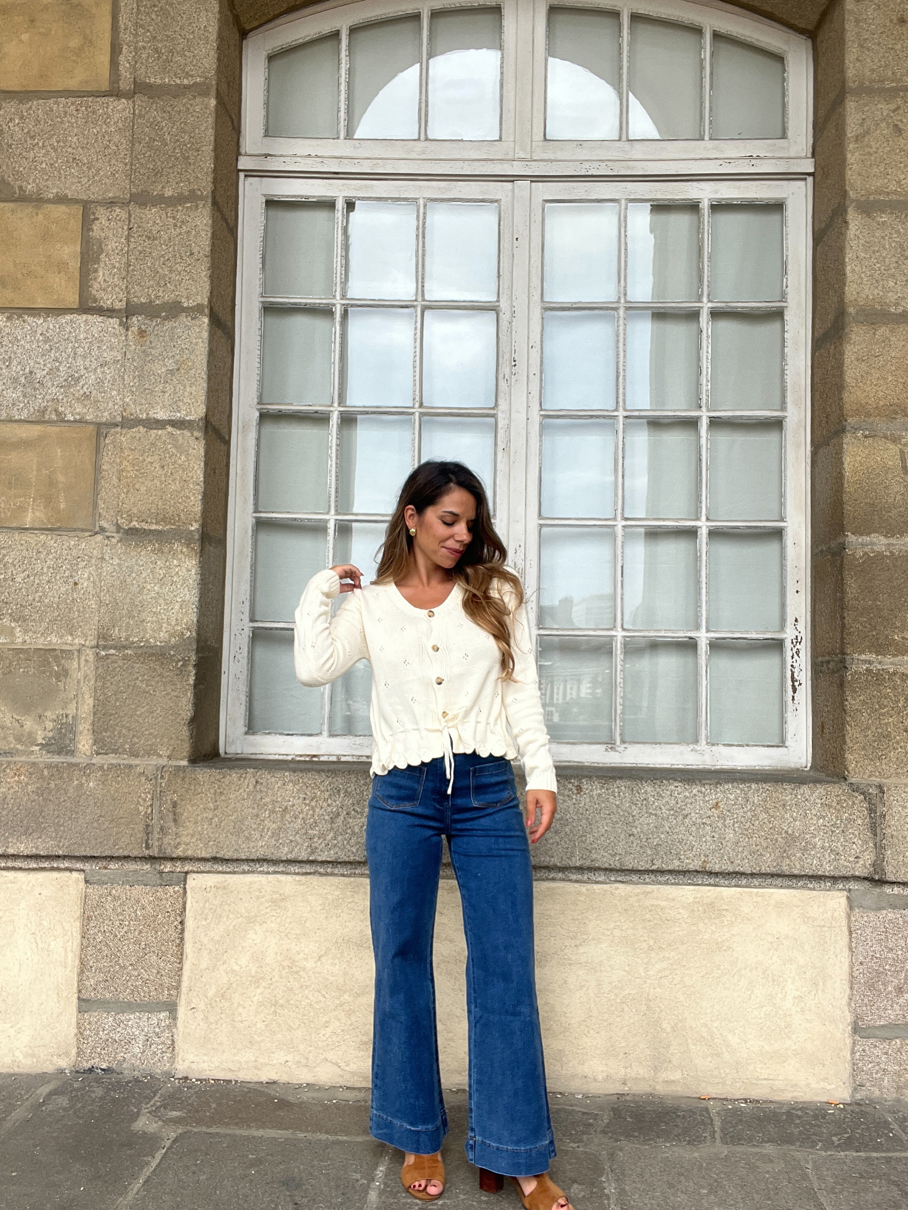 Emma Cardigan Ecru