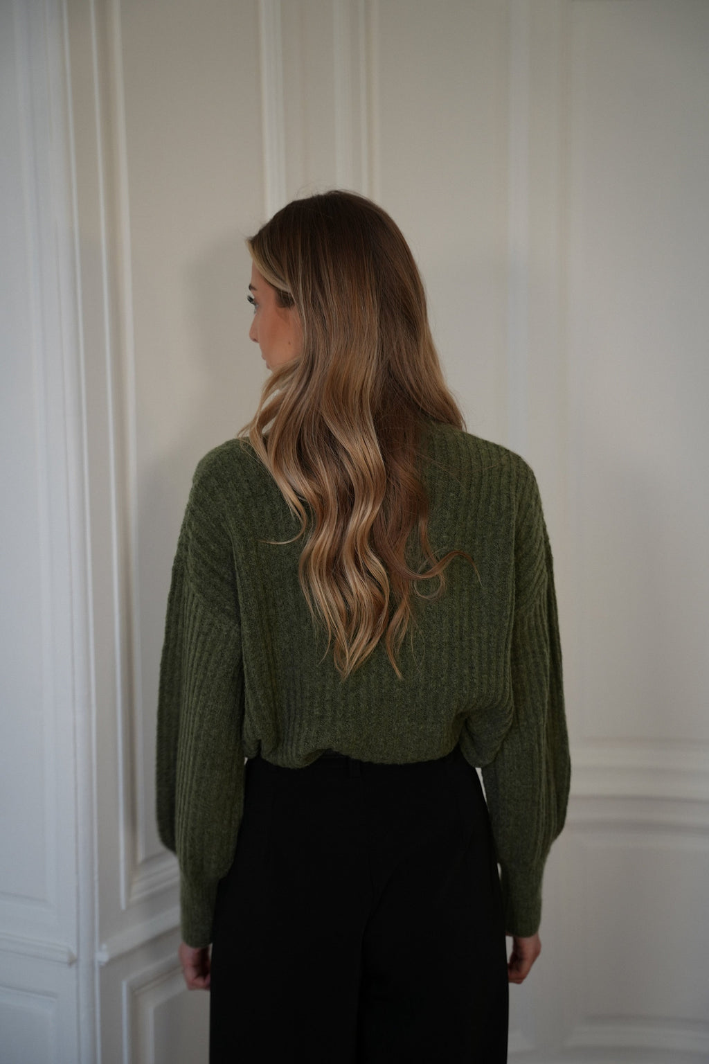 Pull Col Roulé Jules - Kaki
