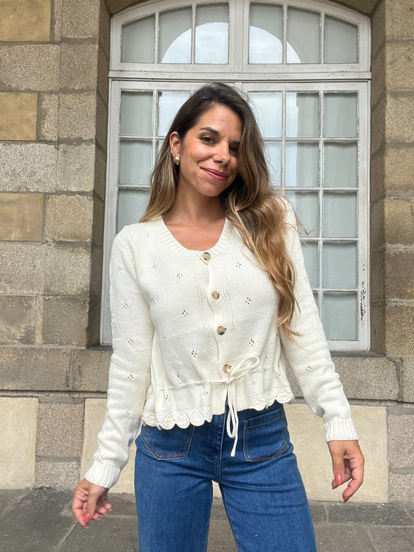 Cárdigan Emma Crudo