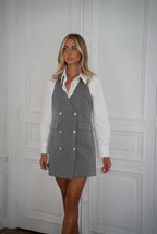 Robe Boutonnée Vera - Grise