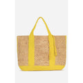 Vanessa Bruno - Cabas Xl Raphia Et Coton - Jaune
