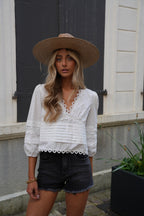 Irina Denim Shorts - Black