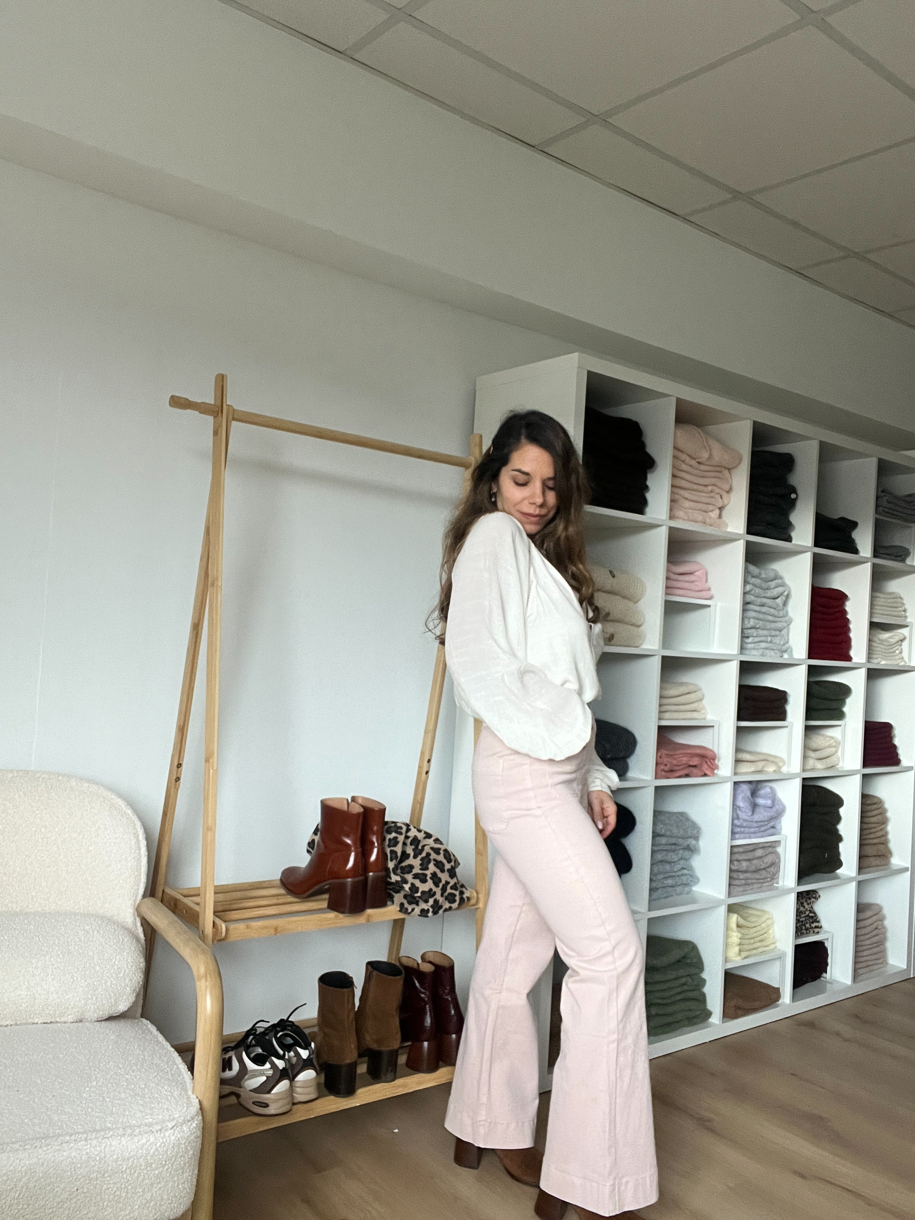 Flare Jeans Elenette Rose