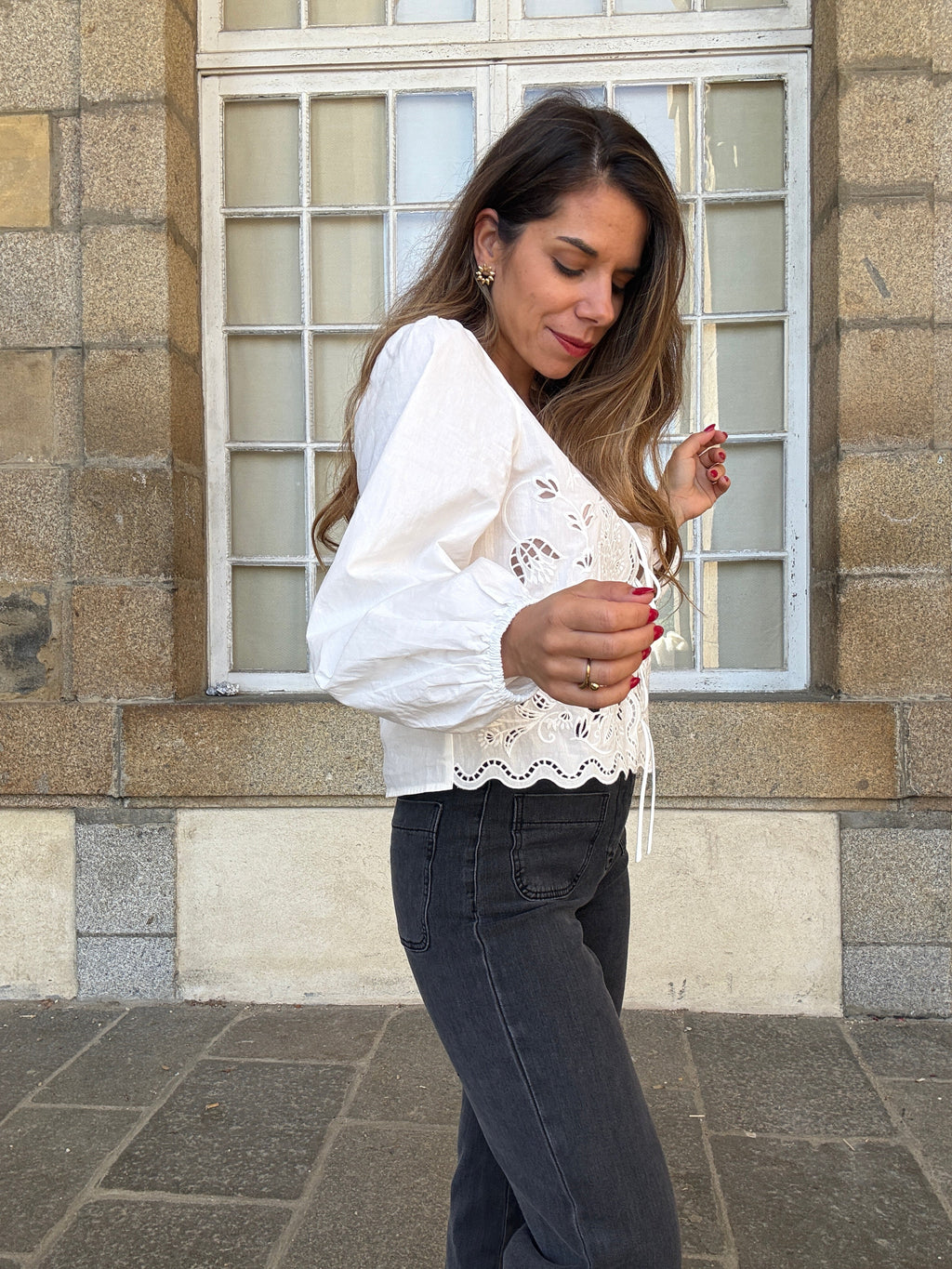 Juliette Embroidered Blouse