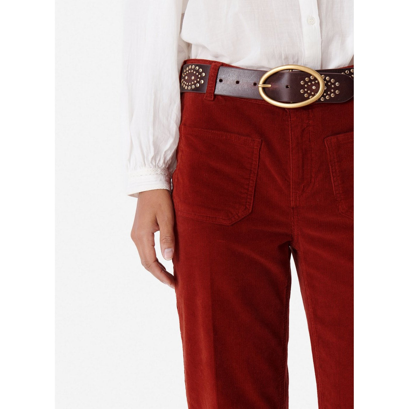 Vanessa Bruno - Pantalon Dompay - Brique