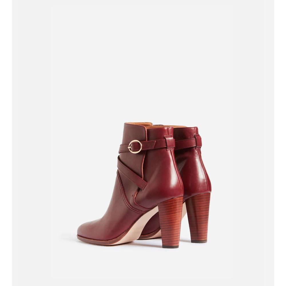 Vanessa Bruno - Bottines En Cuir - Acajou