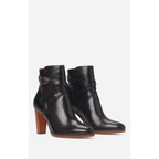 Vanessa Bruno - Leather Ankle Boots - Black