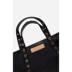 Vanessa Bruno - M Crackled Leather Tote Bag - Black