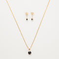 Conjunto "Puces Bleues" zafiros azules: 0,88 ct/3