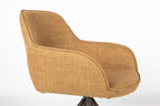 Toye - Chaise De Salle À Manger - Polyester - Ocre/Jaune