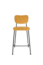 Benson 64.5 Cm - Set of 2 Bar & Counter Stools - Fabric - Ochre/Yellow