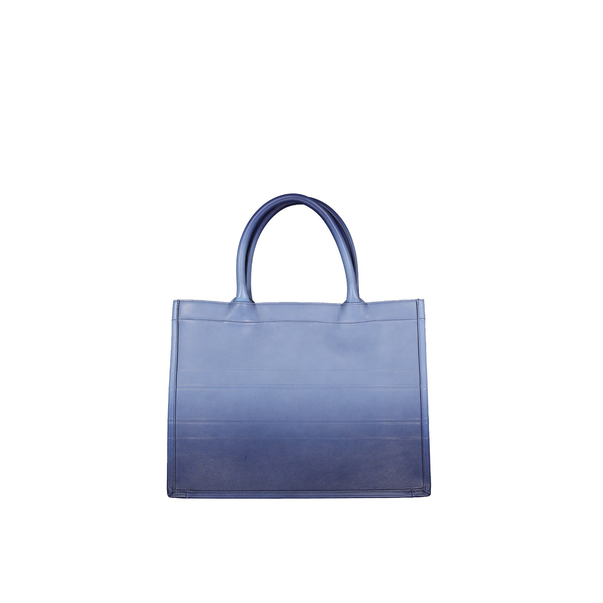 Dior - Christian Leather Medium Book Cabas - Mujeres - Azul