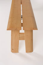 Avenue - Outdoor Bench - Pine Wood - Natural/Beige
