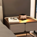 Cubox Mini - Lampe De Chevet Sans Fil - Aluminium - Marron