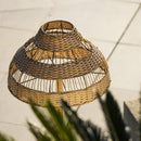 Elion - Wireless Floor Lamp - Polyrattan - Beige