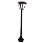Lumax - Farola solar - Acero - Negro