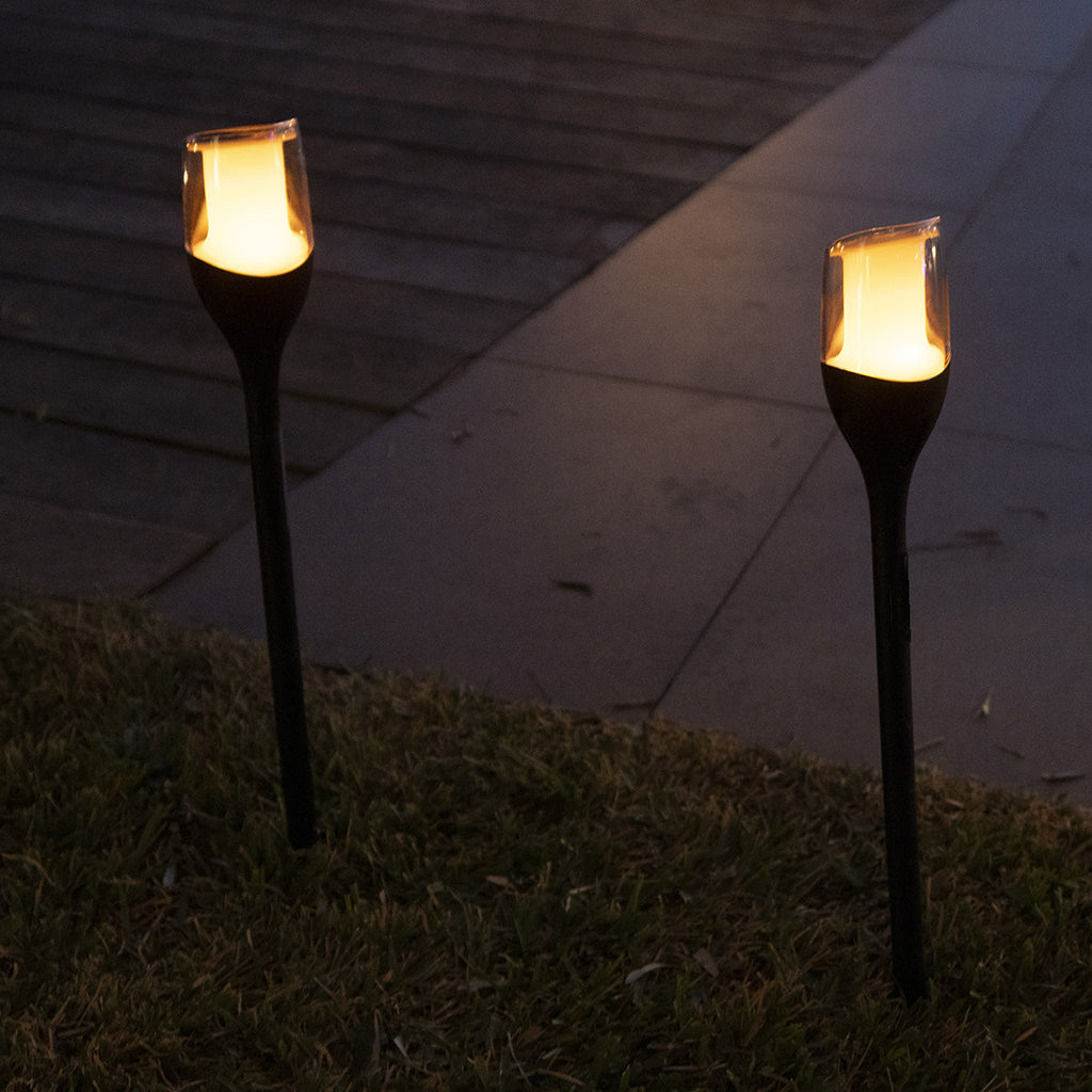 Farely - Solar Garden Light - Plastic - Black