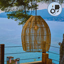 Avila - Suspension Solaire - Rotin - Beige