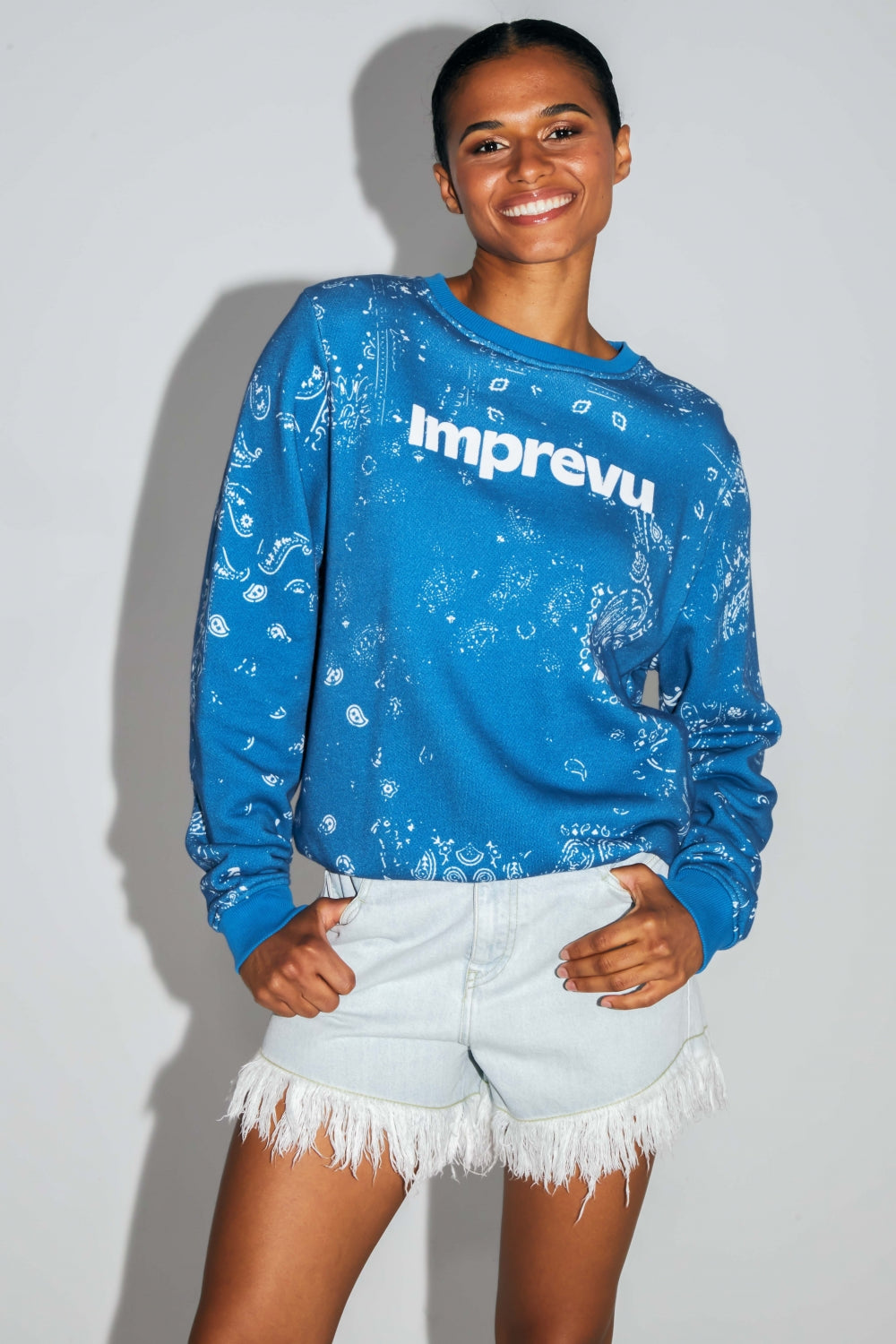 Le Sweatshirt Eddie Bandana En Coton Organique Fabriqué Au Portugal