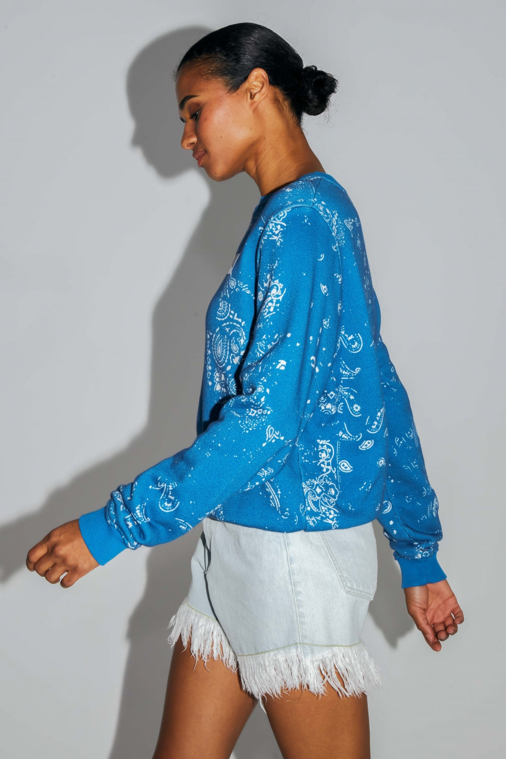 Le Sweatshirt Eddie Bandana En Coton Organique Fabriqué Au Portugal