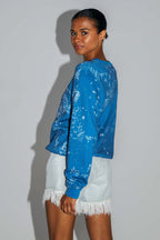 Le Sweatshirt Eddie Bandana En Coton Organique Fabriqué Au Portugal