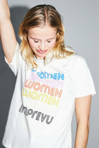 The Fred Women T-Shirt In A Cotton And Linen Blend
