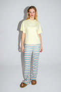 The Colette Collector T-Shirt In Yellow Cotton And Modal Jersey