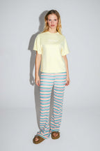 The Colette Collector T-Shirt In Yellow Cotton And Modal Jersey