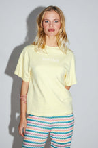 The Colette Collector T-Shirt In Yellow Cotton And Modal Jersey