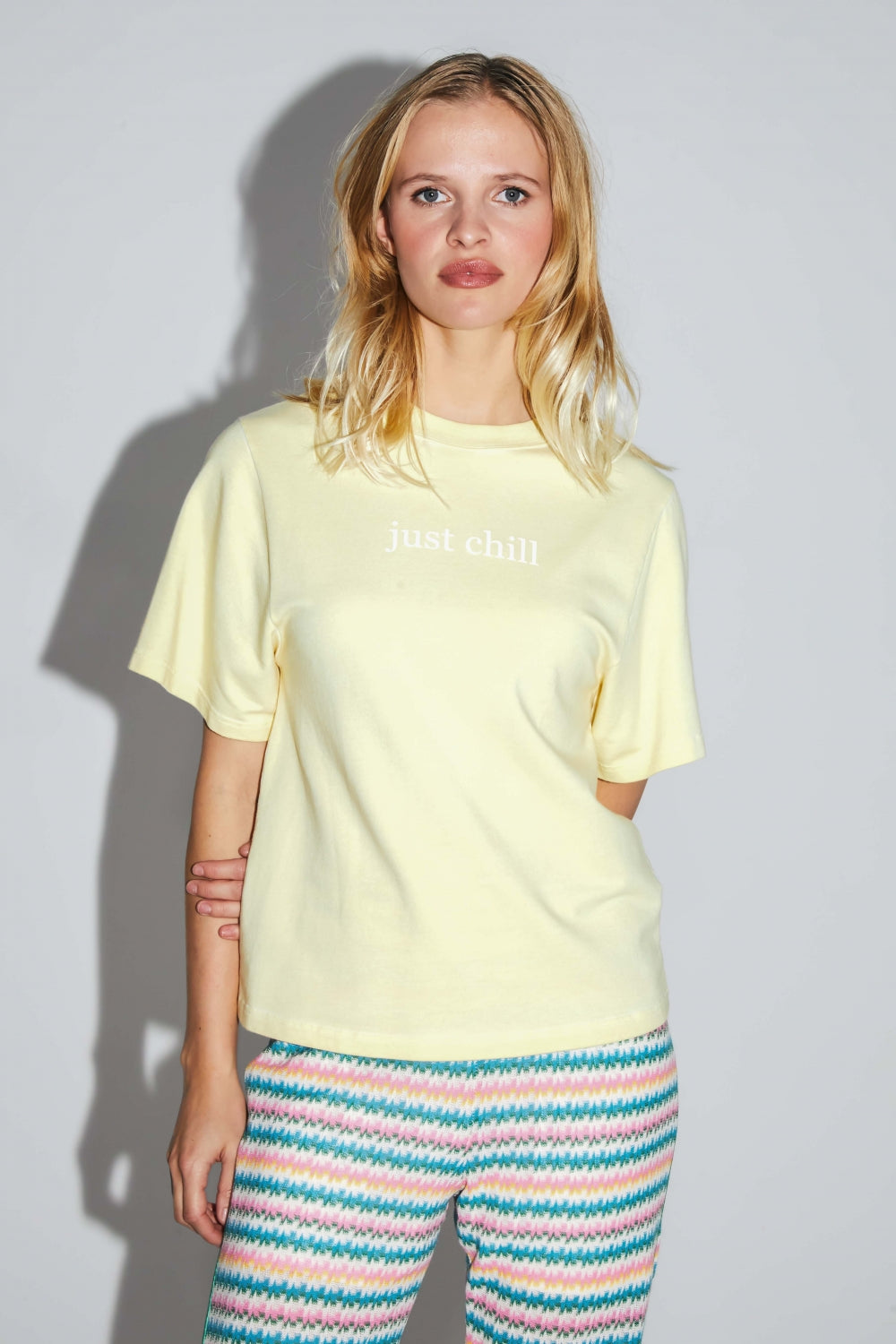 The Colette Collector T-Shirt In Yellow Cotton And Modal Jersey