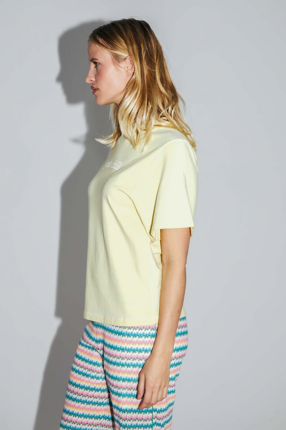 The Colette Collector T-Shirt In Yellow Cotton And Modal Jersey