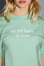 The Colette Collector T-Shirt In Green Cotton And Modal Jersey