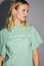 The Colette Collector T-Shirt In Green Cotton And Modal Jersey