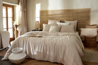 Romie - Reversible Duvet Cover - Dyed Woven Cotton Gauze - Twine