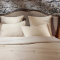 Alma - Housse De Couette - Nid D'Abeille Uni - Pampa