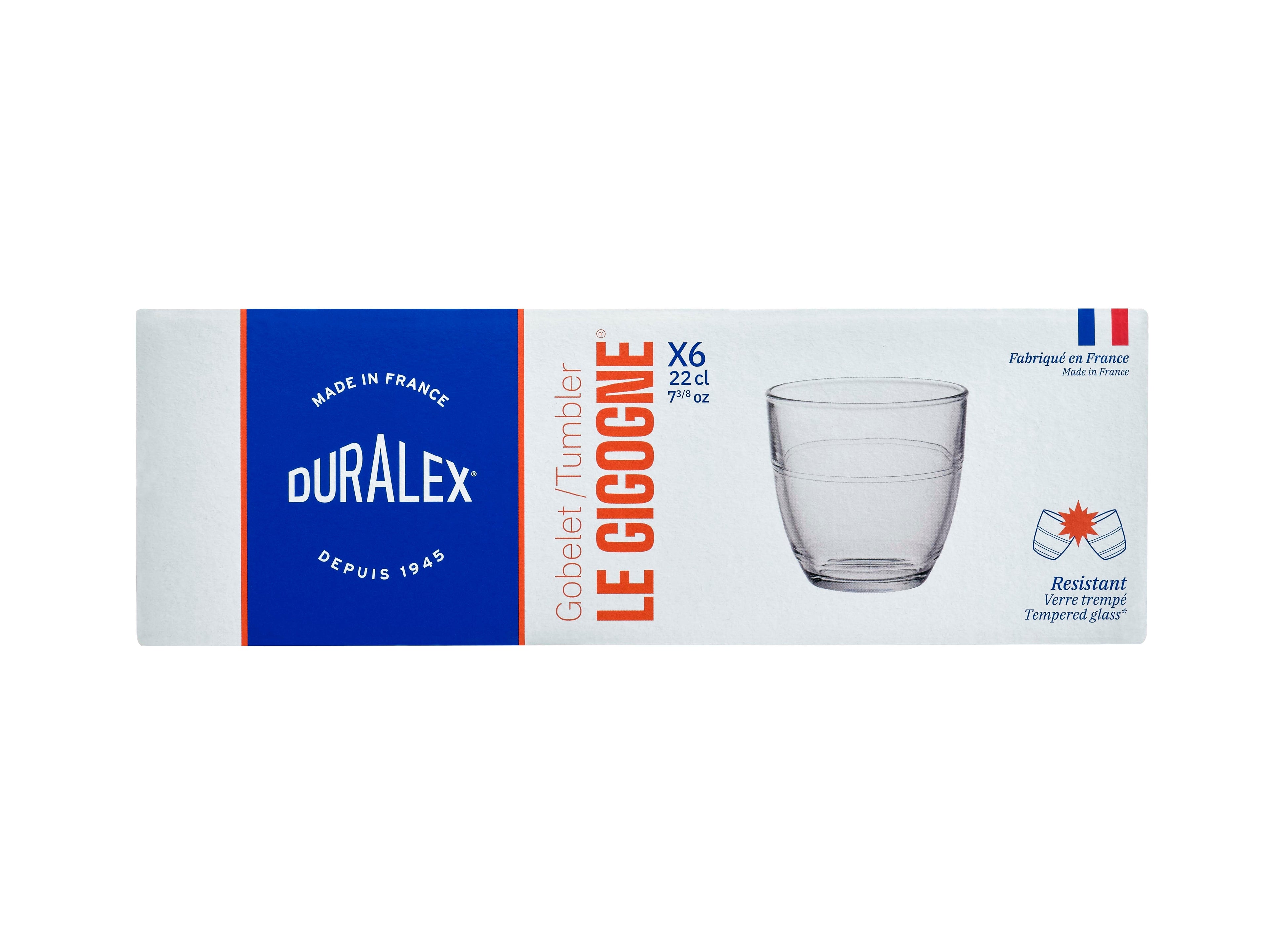 Pack De 6 Gobelets Gigogne - Transparent - 22Cl