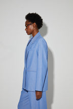 Ema Éclat Blue Blazer, Made In Italy