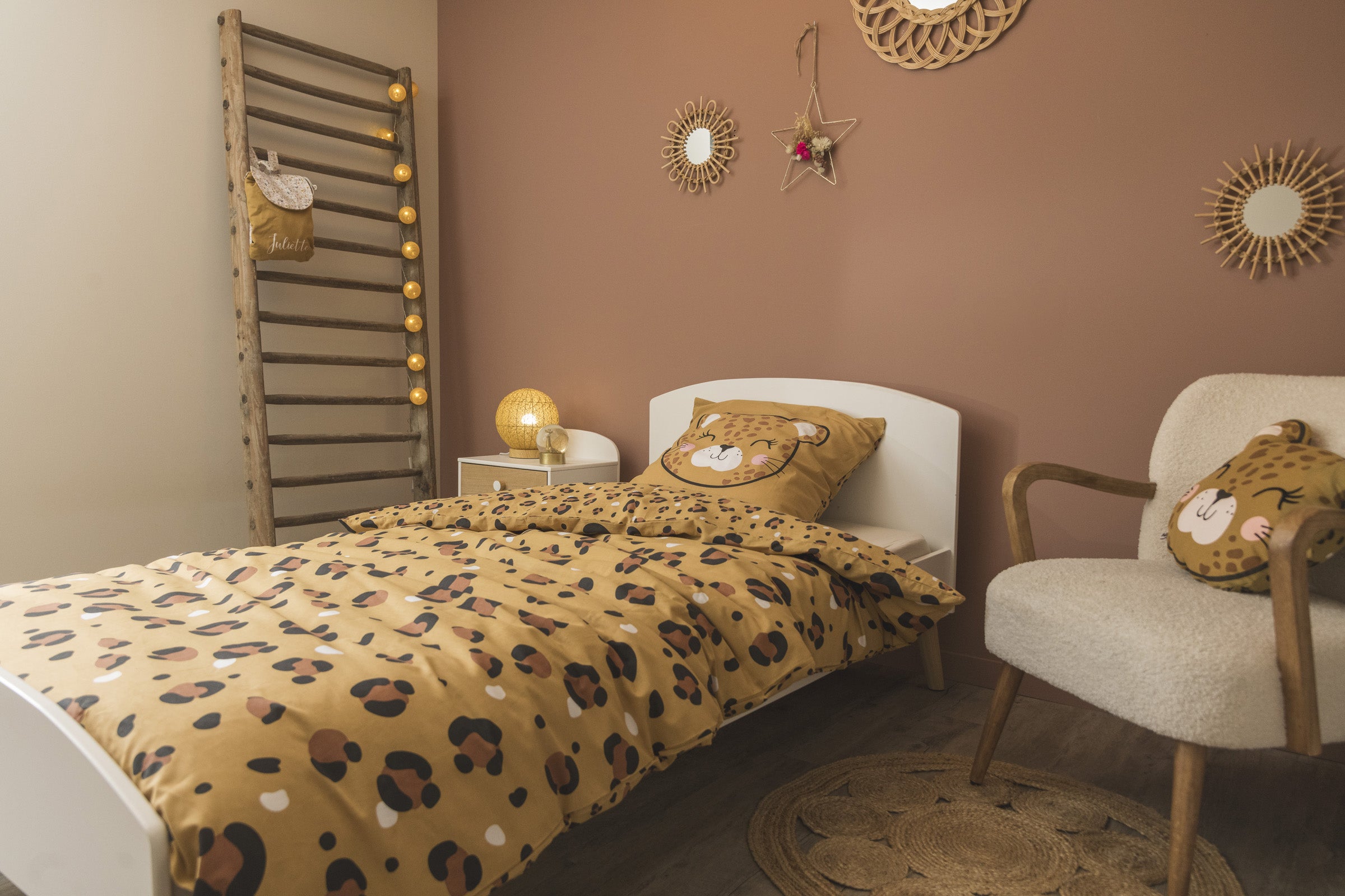 Lola - Bed Set (Duvet Cover + 1 Pillowcase) Printed Cotton