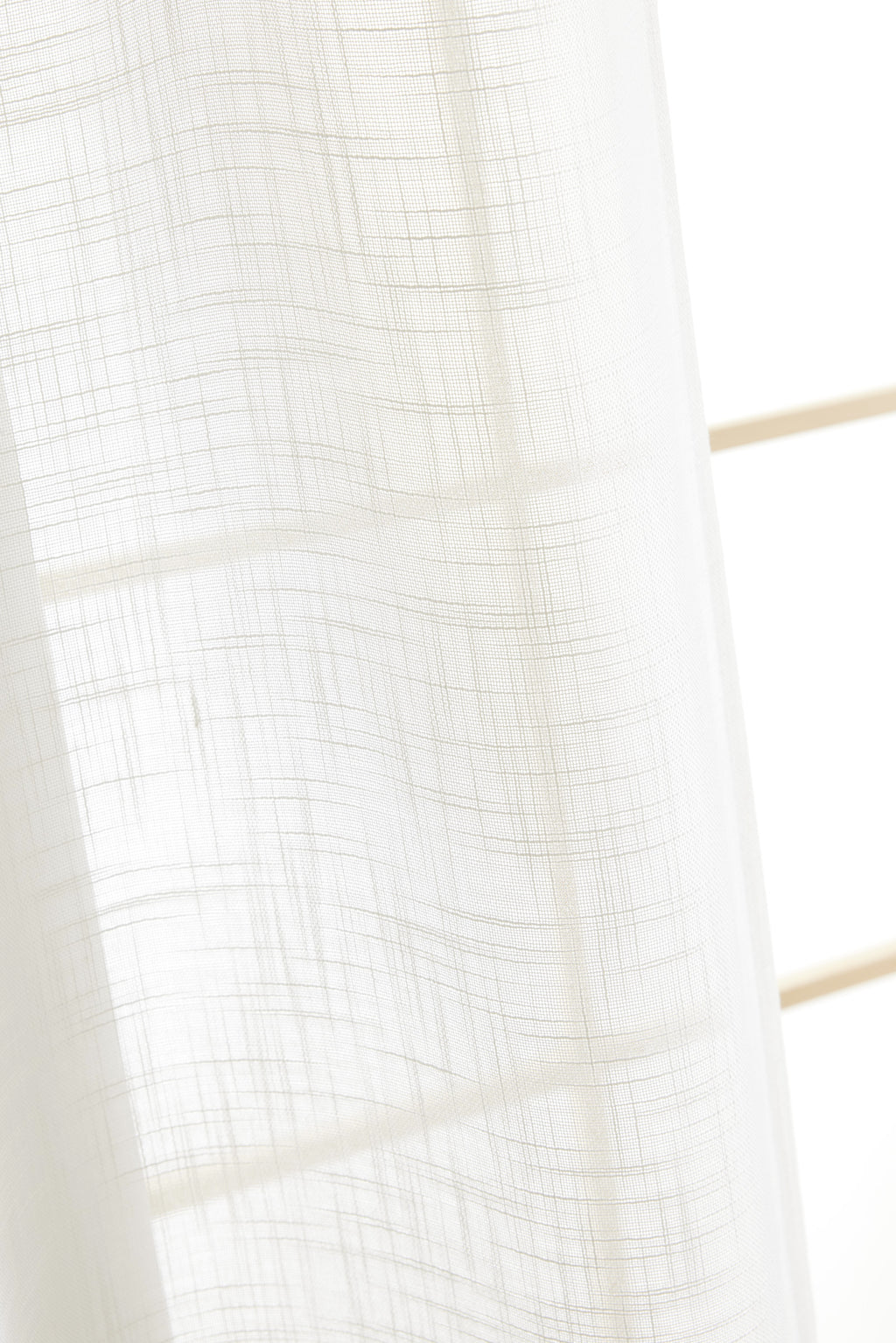 Adjustable Curtain + 8 Clip Rings - Nia - Ivory