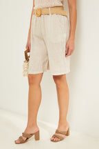 Bermuda shorts - Beige - Women
