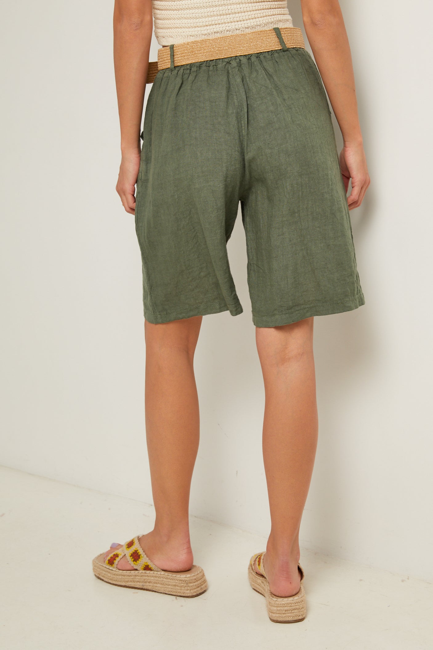 Bermuda - Kaki - Femme