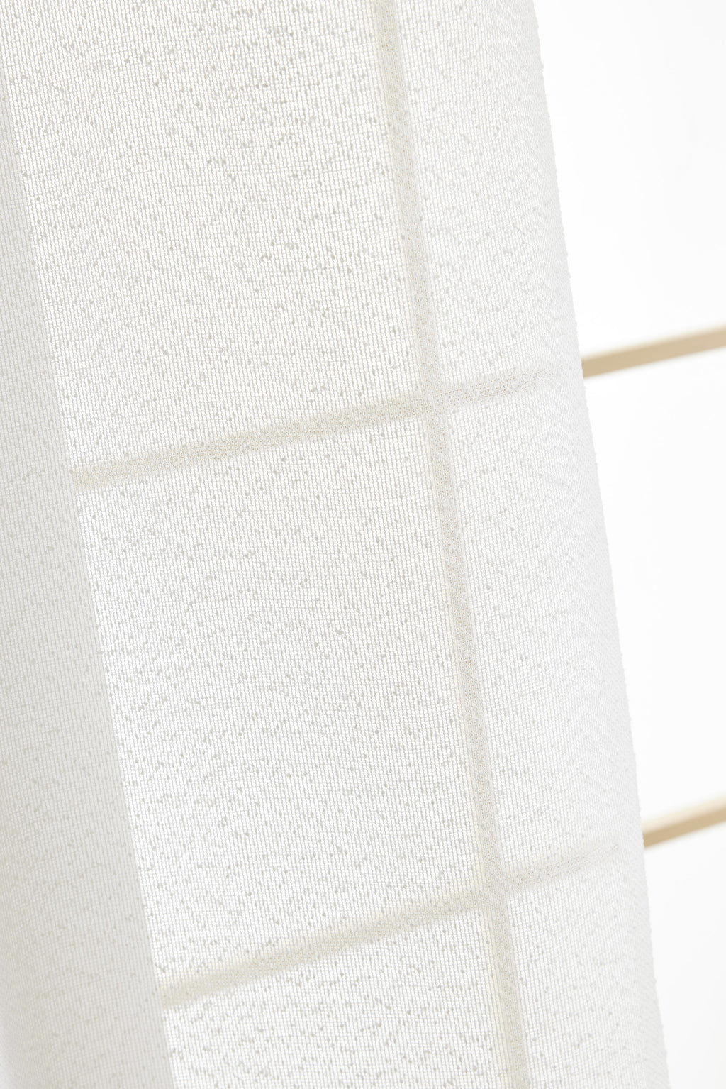 Adjustable Curtain + 8 Clip Rings - Elda - Ivory