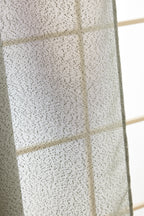 Adjustable Curtain + 8 Clip Rings - Elda - Khaki