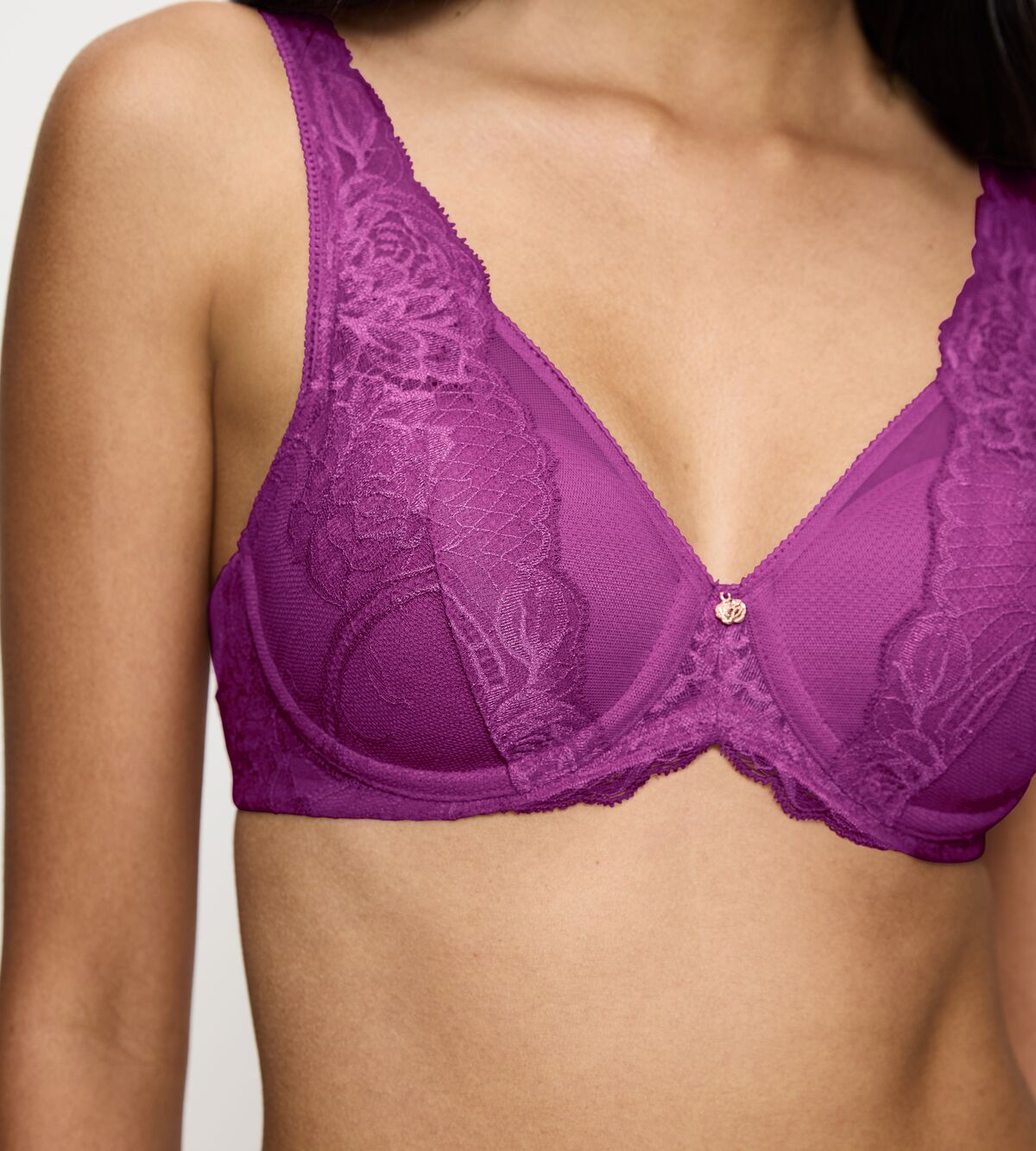 Soutien-Gorge Wild Peony Florale Wp - Purple