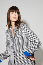 Blazer Ema Vichy Fabriqué En Italie